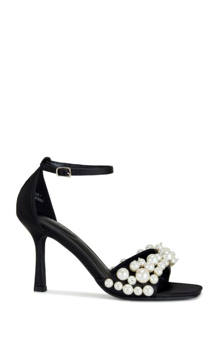 ROMILY-BLACK STILETTO SANDAL