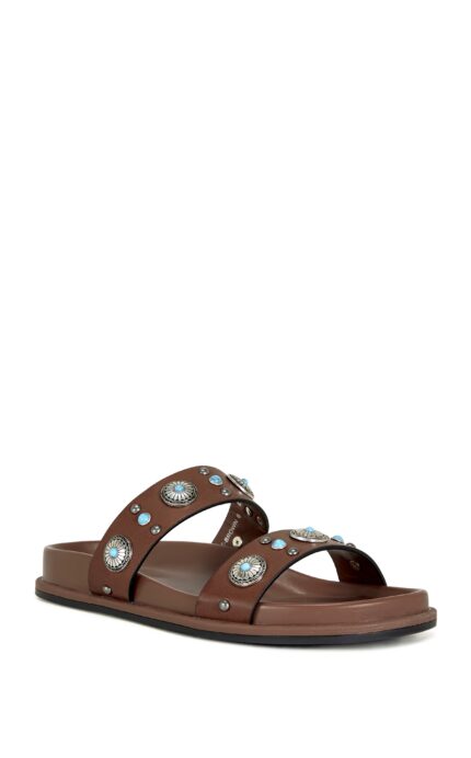STORGE-BROWN FLAT SANDAL