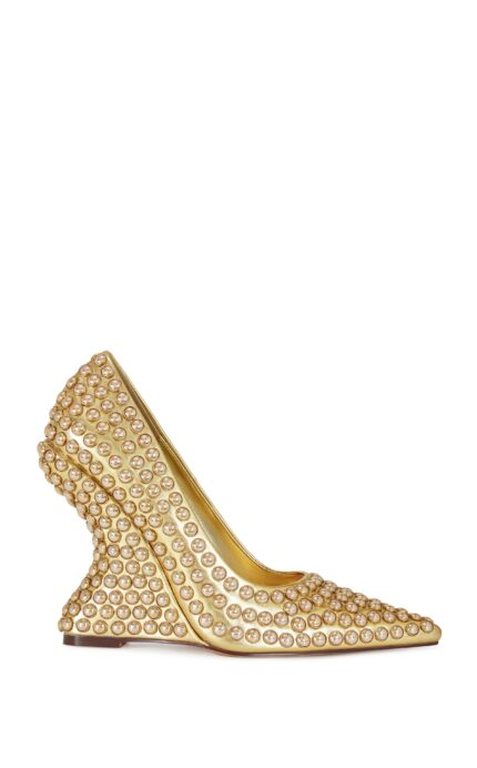 TERYN-GOLD WEDGE PUMP
